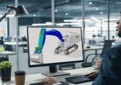 solidworks-simulation-excavator-model-reliability-industrial-equipment